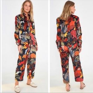 Farmrio Velour Animals Jumpsuit NWT